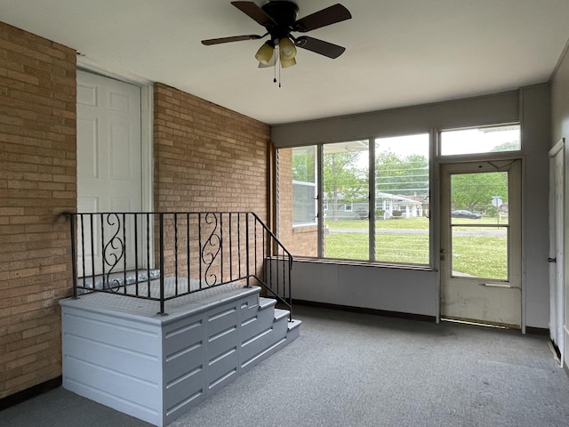 1648 Columbus Ave, Benton Harbor, MI 49022 - view of unfurnished sunroom