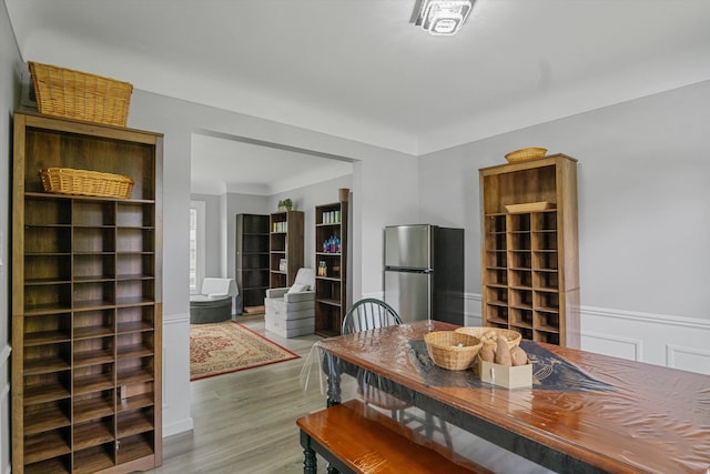 18441 Roseland Blvd, Lathrup Village, MI 48076 - dining area featuring wood finished floors