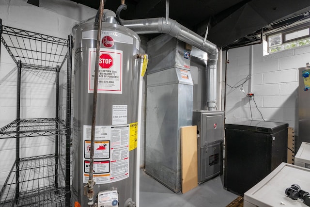 18441 Roseland Blvd, Lathrup Village, MI 48076 - utilities featuring gas water heater and heating unit