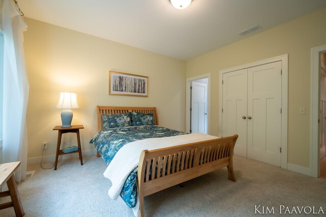 3099 Pickford Dr SE, Ada, MI 49301 - bedroom with carpet floors, baseboards, and a closet