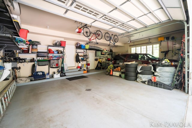 3099 Pickford Dr SE, Ada, MI 49301 - garage featuring a garage door opener