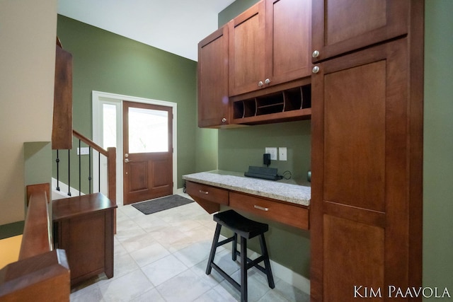 3099 Pickford Dr SE, Ada, MI 49301 - office area with built in study area and light flooring