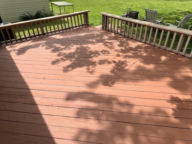 829 Savannah River Dr, Adrian, MI 49221 - view of wooden deck
