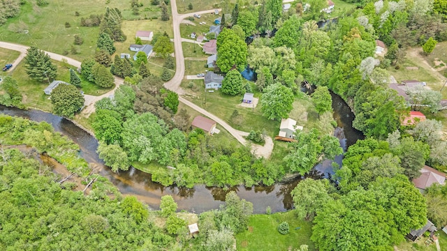 18862 Oxbow Dr, Barryton, MI 49305 - aerial view of property and surrounding area featuring a tree filled landscape
