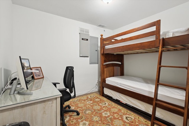 1259 Rose Dr, Niles, MI 49120 - bedroom featuring electric panel and a desk