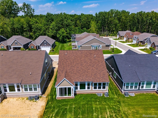 2396 Pondview Ln, Troy, MI 48085 - aerial perspective of suburban area