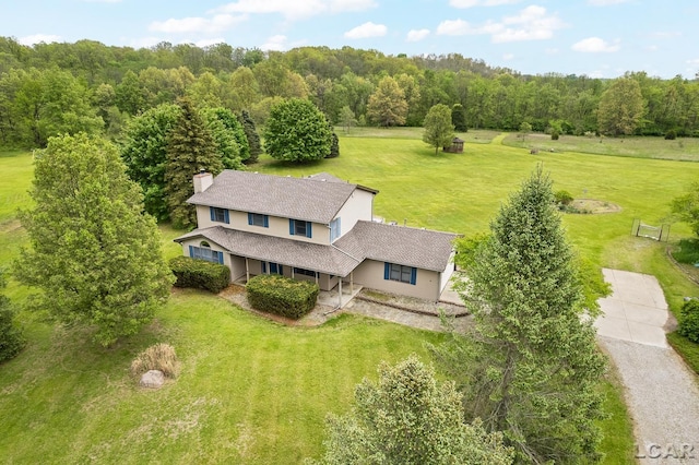 9705 Crescent Ct, Tecumseh, MI 49286 - aerial view of property and surrounding area