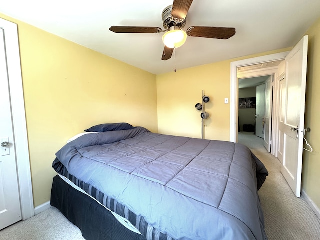25220 Code Rd, Southfield, MI 48033 - bedroom featuring carpet flooring, baseboards, and ceiling fan