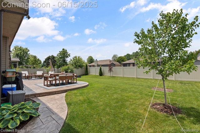 52851 Schafers Run Ct, Chesterfield, MI 48051 - fenced backyard with a patio