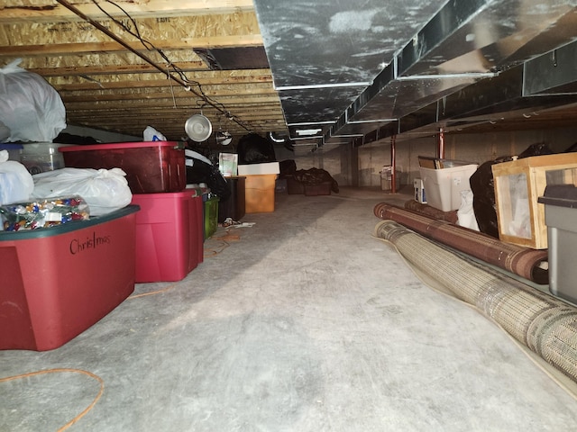 5005 S Brye Rd, Ludington, MI 49431 - view of unfinished basement