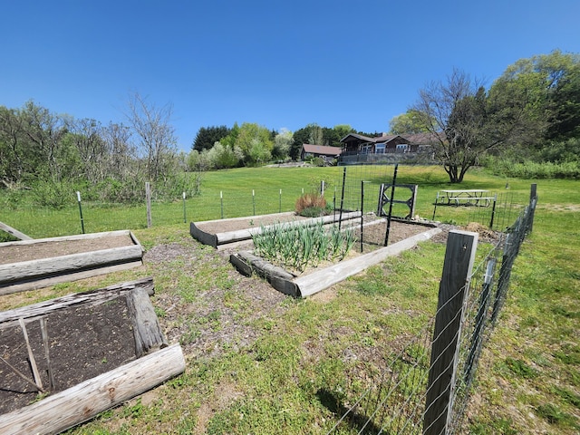 5005 S Brye Rd, Ludington, MI 49431 - view of yard featuring a garden