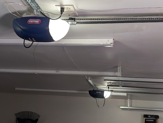 5005 S Brye Rd, Ludington, MI 49431 - garage view of a garage door opener