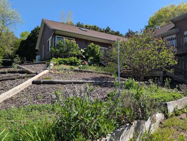 5005 S Brye Rd, Ludington, MI 49431 - view of front of property with a vegetable garden