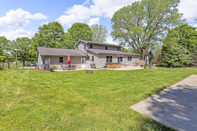 8595 Rives Junction Rd, Rives Junction, MI 49277 - back of property featuring a patio area