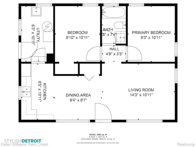 13350 Sidonie Ave, Warren, MI 48089 - floor plan / room layout