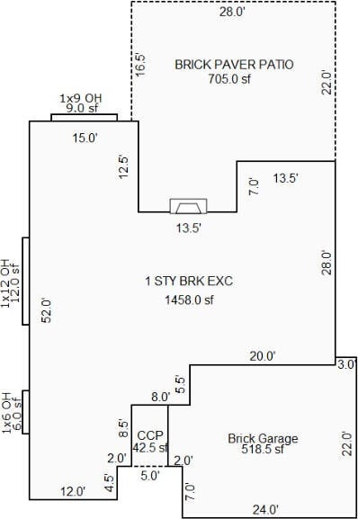 28379 Emerald Ct, Chesterfield, MI 48047 - room layout