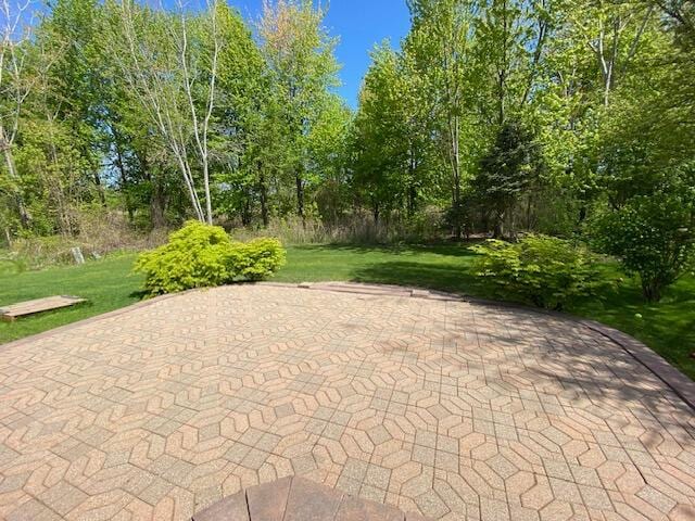 28379 Emerald Ct, Chesterfield, MI 48047 - view of home's community featuring a patio area and a lawn