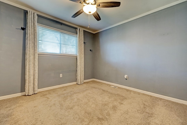 19526 Broadacres St, Clinton Township, MI 48035 - carpeted empty room with ceiling fan and baseboards