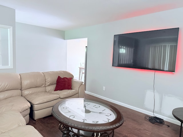 1666 Kile Rd, Metamora, MI 48455 - living room with wood finished floors and baseboards