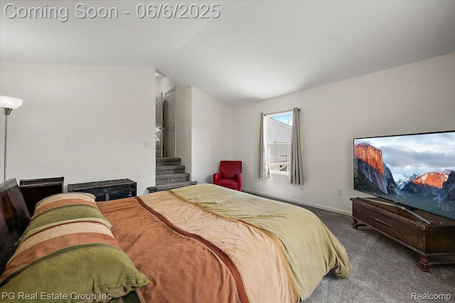 1226 Fountain View Ln, Oxford, MI 48371 - bedroom with carpet and vaulted ceiling