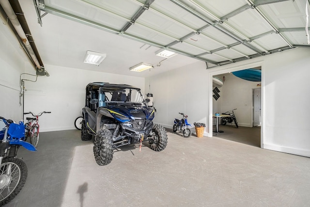 11400 Hillman, Davisburg, MI 48350 - garage with baseboards