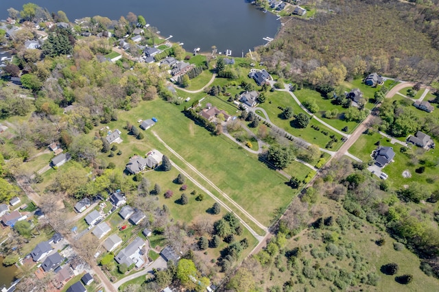 11400 Hillman, Davisburg, MI 48350 - aerial view of property and surrounding area featuring a large body of water