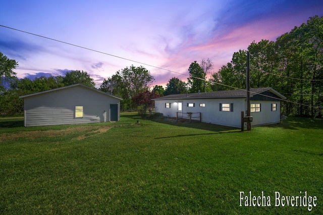 914 32nd St, Allegan, MI 49010 - view of green lawn