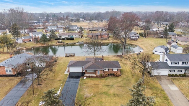 53383 Starlite Dr, Michigan, MI 48316 - aerial view of residential area with a nearby body of water