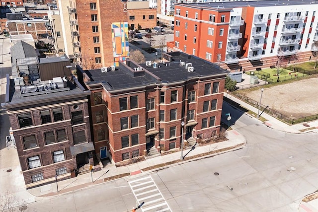 112 Watson St Unit 28, Detroit, MI 48201 - drone / aerial view of apartment complex