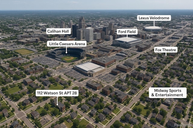 112 Watson St Unit 28, Detroit, MI 48201 - map of property location