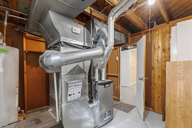 21111 Fleetwood Dr, Harper Woods, MI 48225 - utility room with gas water heater