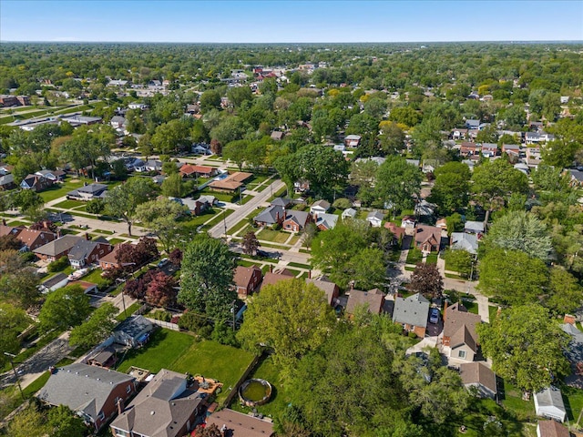 21111 Fleetwood Dr, Harper Woods, MI 48225 - aerial overview of property's location with nearby suburban area