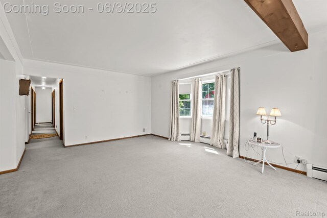 7109 Lake Shore Dr, Chelsea, MI 48118 - carpeted empty room with baseboards