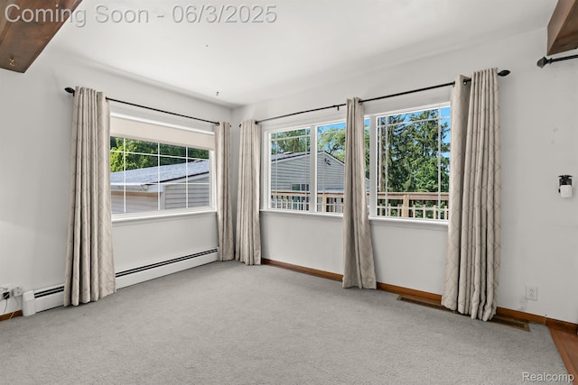 7109 Lake Shore Dr, Chelsea, MI 48118 - spare room featuring baseboards and carpet