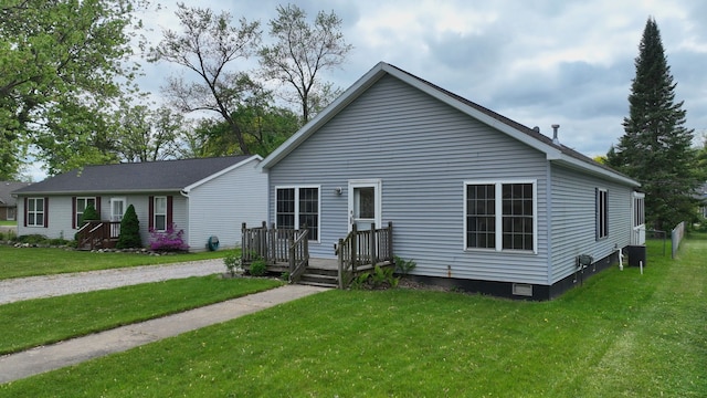 1670 Edwin Dr, Brighton, MI 48114 - view of front of home with a front yard and central air condition unit