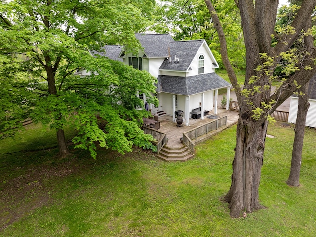 5100 Perry Rd, Grand Blanc, MI 48439 - view from above of property