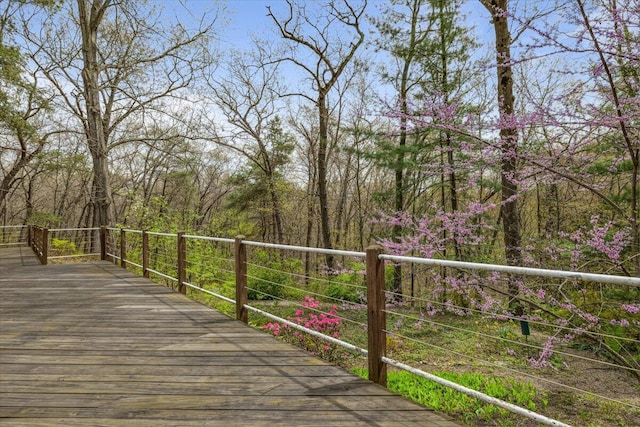 view of deck