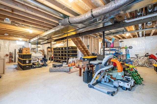 18767 Millar Rd, Clinton Township, MI 48036 - view of unfinished basement