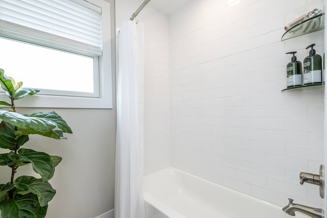18767 Millar Rd, Clinton Township, MI 48036 - bathroom with shower / bathtub combination with curtain