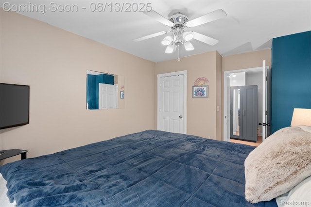 7416 Gerald Ave, Warren, MI 48092 - bedroom with ceiling fan