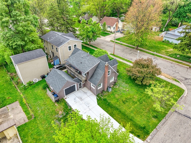 466 Wayland Ave, East Lansing, MI 48823 - aerial view of residential area