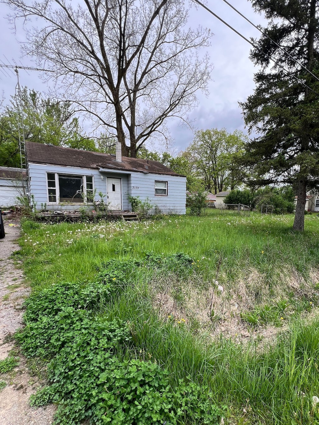3179 W Hobson Ave, Flint, MI 48504 - view of yard