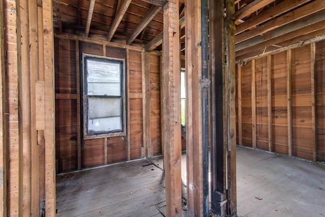 975 Fernhill St, Highland Park, MI 48203 - misc room with wooden walls