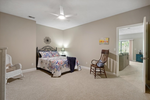 416 Enclave Ct SE Unit 2, Grand Rapids, MI 49546 - bedroom with carpet, baseboards, and ceiling fan