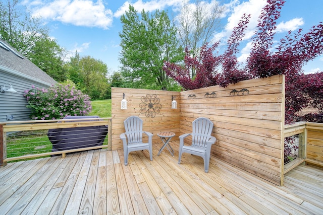 282 Evans Trl, Tipton, MI 49287 - deck featuring fence