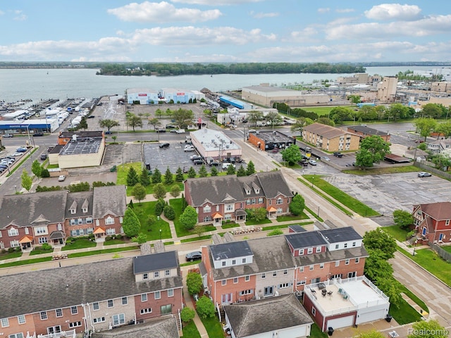 781 2nd St Unit 61, Wyandotte, MI 48192 - drone / aerial view of a large body of water