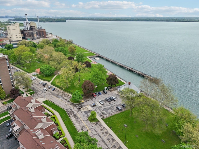 781 2nd St Unit 61, Wyandotte, MI 48192 - aerial view of property's location featuring a nearby body of water