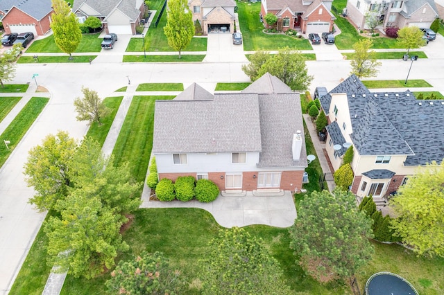 17280 Breckenridge Dr, Clinton Township, MI 48038 - aerial perspective of suburban area