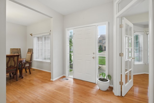 17280 Breckenridge Dr, Clinton Township, MI 48038 - foyer featuring light wood-style floors and baseboards