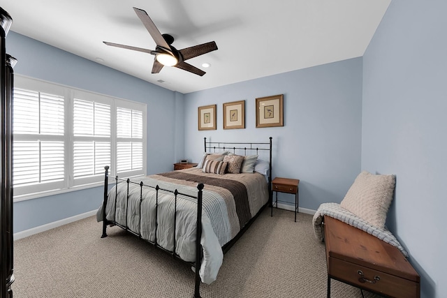 5001 Forest Vly, Clarkston, MI 48348 - carpeted bedroom with baseboards and a ceiling fan